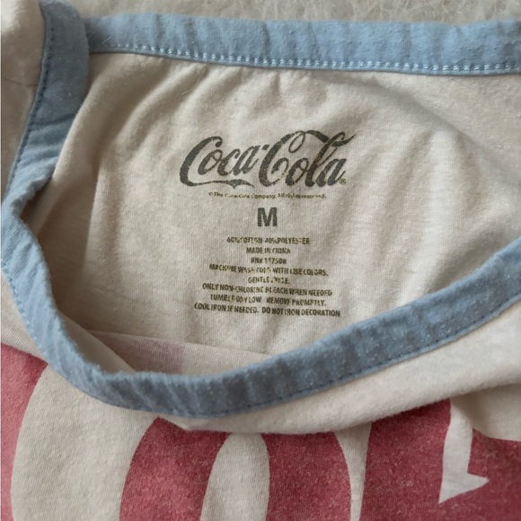 Coca Cola Women’s Graphic Tee with Colorful Coke Design - Picture 3 of 3